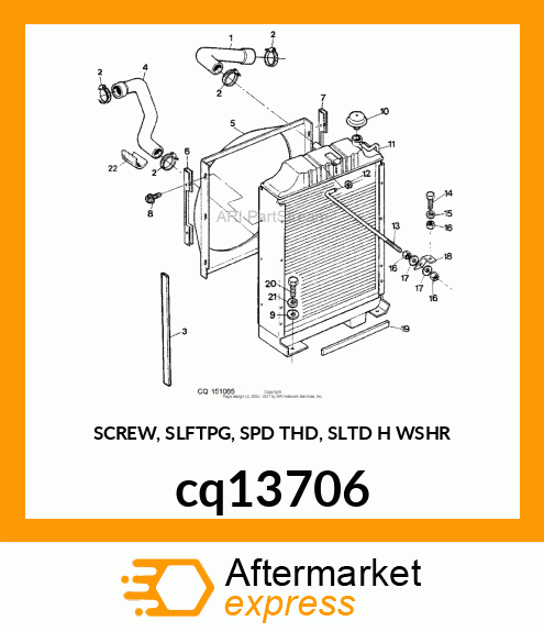 SCREW, SLFTPG, SPD THD, SLTD H WSHR cq13706