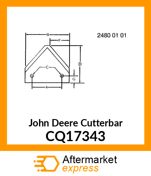 CUTTERBAR, CUTTERBAR CQ17343