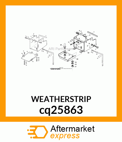 WEATHERSTRIP cq25863