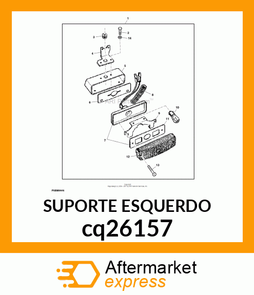 SUPORTE ESQUERDO cq26157