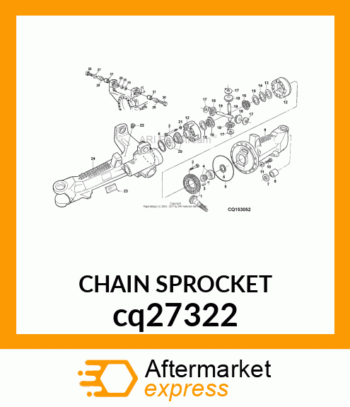 CHAIN SPROCKET cq27322
