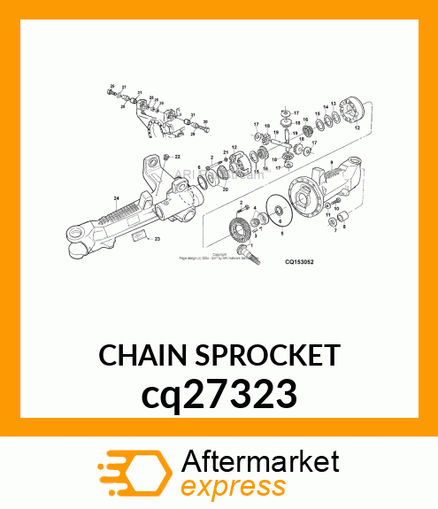 CHAIN SPROCKET cq27323