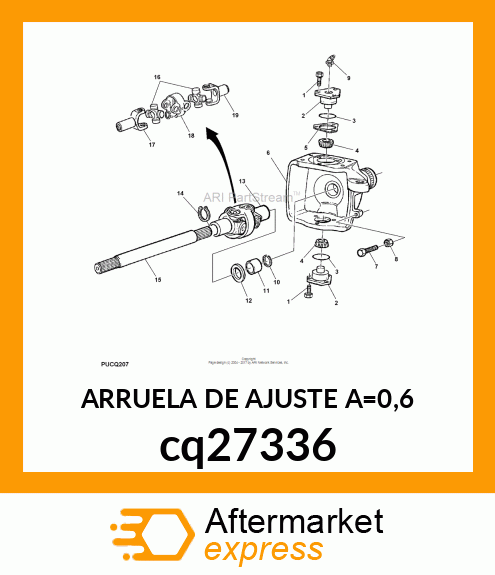 ARRUELA DE AJUSTE A=0,6 cq27336