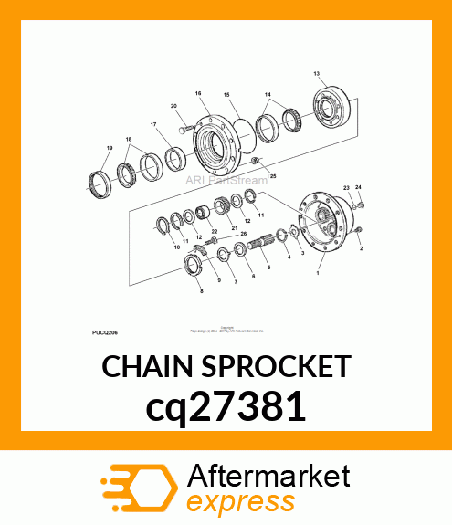 CHAIN SPROCKET cq27381
