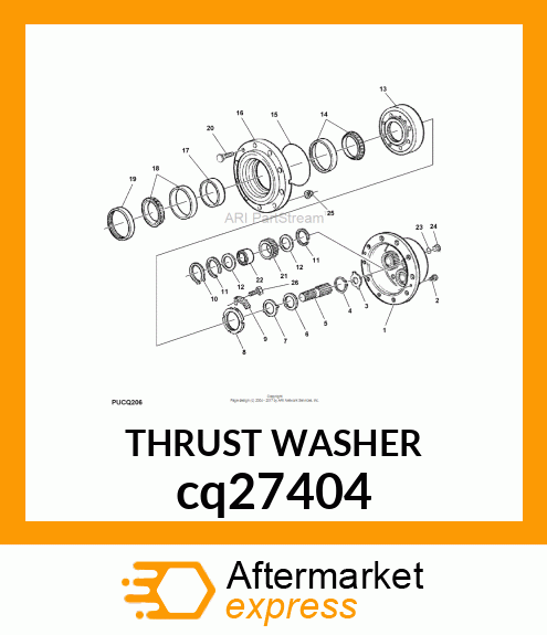 THRUST WASHER cq27404