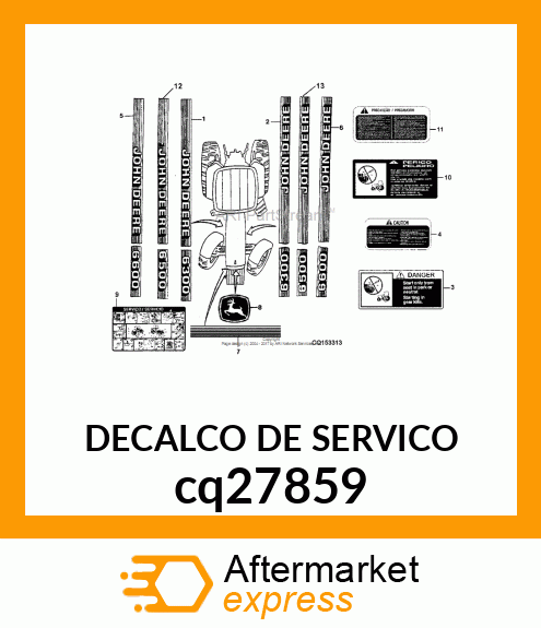 DECALCO DE SERVICO cq27859