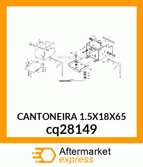 CANTONEIRA 1.5X18X65 cq28149