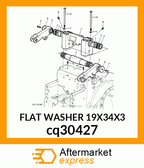 FLAT WASHER 19X34X3 cq30427