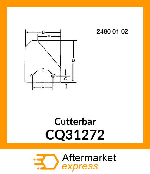 Cutterbar CQ31272