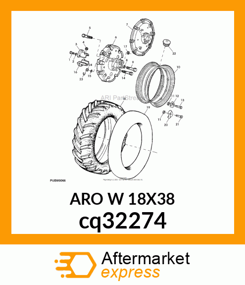 ARO W 18X38 cq32274