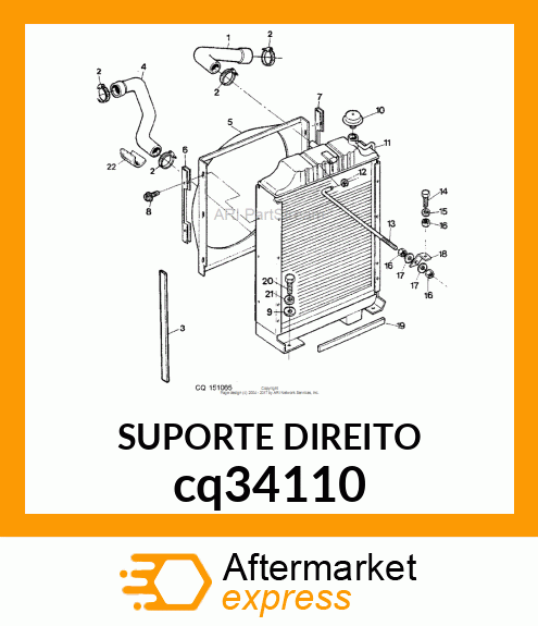 SUPORTE DIREITO cq34110