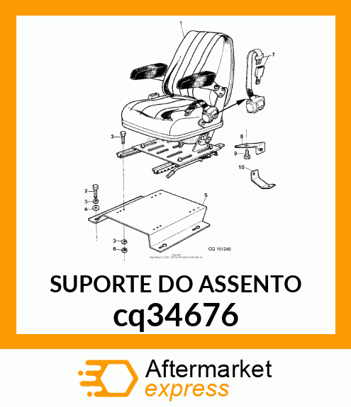 SUPORTE DO ASSENTO cq34676