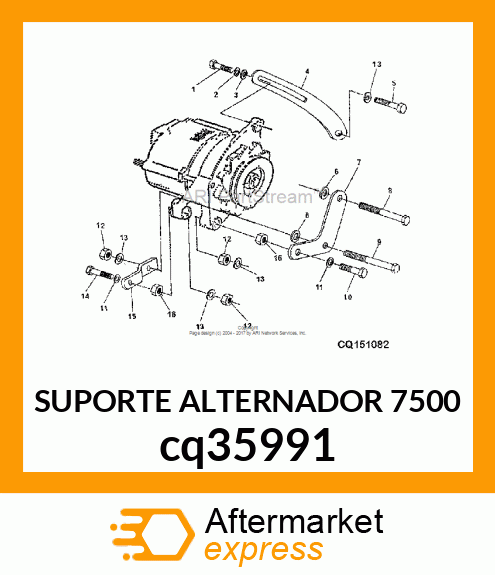 SUPORTE ALTERNADOR 7500 cq35991