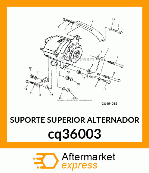 SUPORTE SUPERIOR ALTERNADOR cq36003