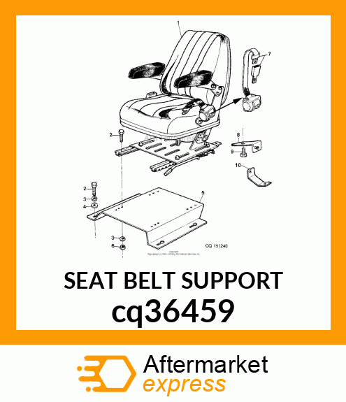 SEAT BELT SUPPORT cq36459