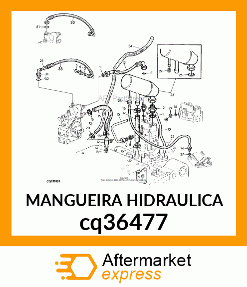 MANGUEIRA HIDRAULICA cq36477