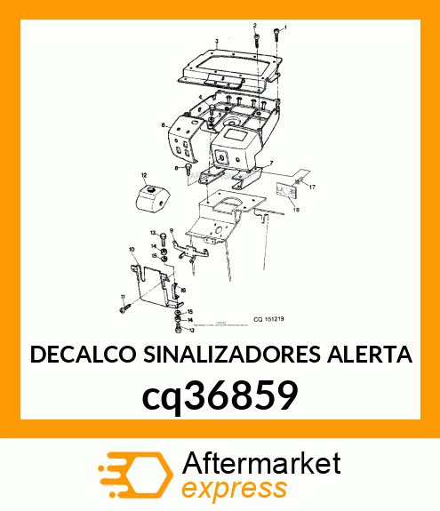 DECALCO SINALIZADORES ALERTA cq36859