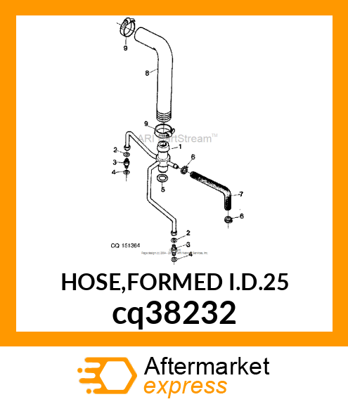 HOSE,FORMED I.D.25 cq38232