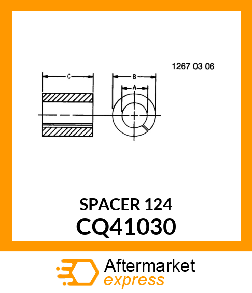 SPACER 124 CQ41030