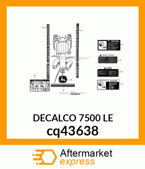 DECALCO 7500 LE cq43638