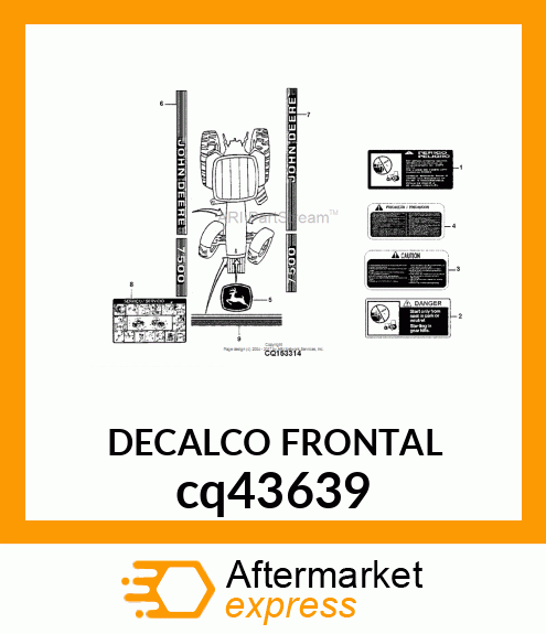 DECALCO FRONTAL cq43639