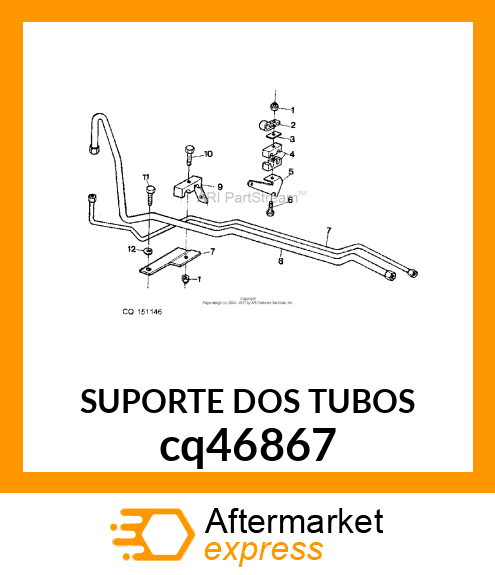 SUPORTE DOS TUBOS cq46867