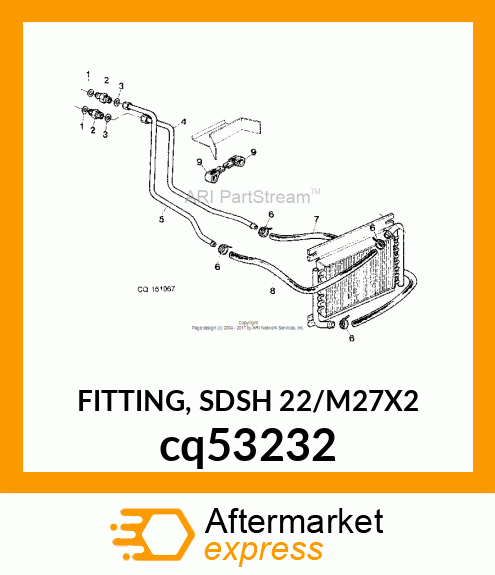 FITTING, SDSH 22/M27X2 cq53232