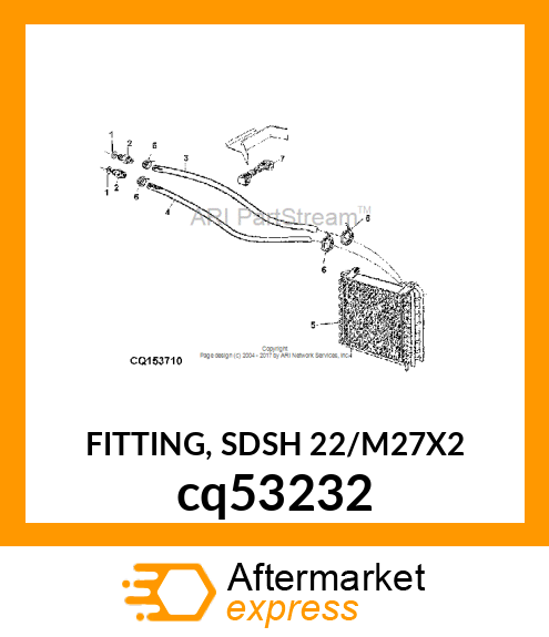 FITTING, SDSH 22/M27X2 cq53232