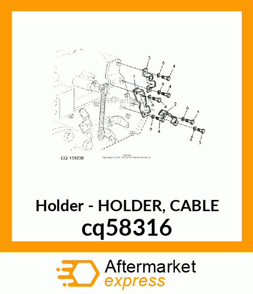 HOLDER, CABLE cq58316