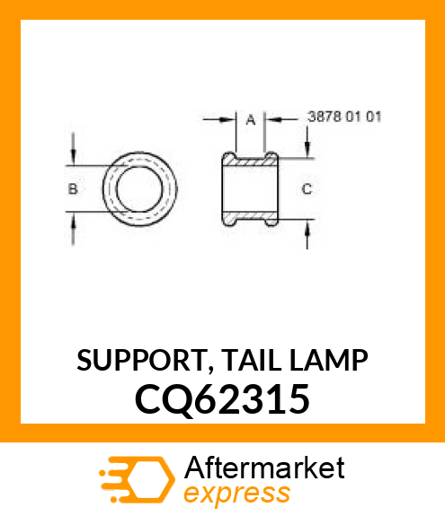 SUPPORT, TAIL LAMP CQ62315