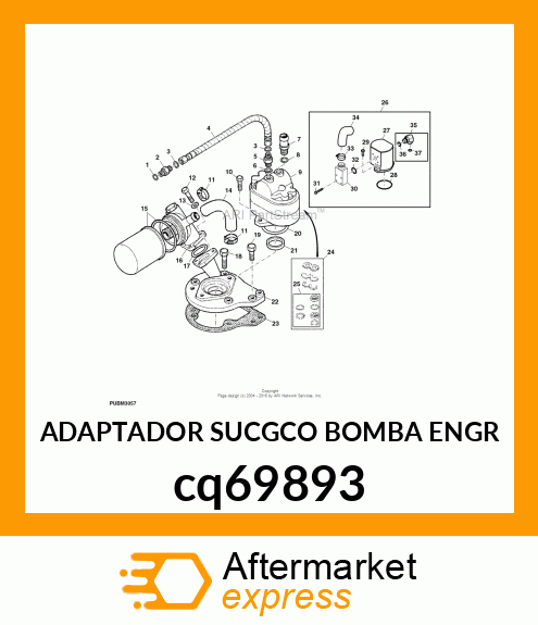 ADAPTADOR SUCGCO BOMBA ENGR cq69893