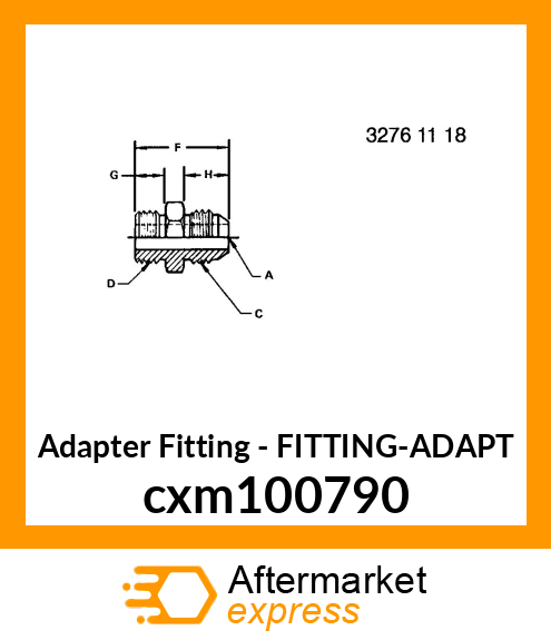 FITTING JIC cxm100790