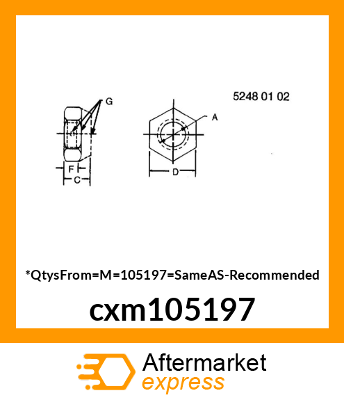 NUT,STOP CXM105197