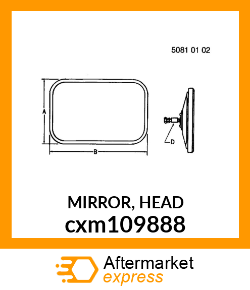 MIRROR, HEAD cxm109888