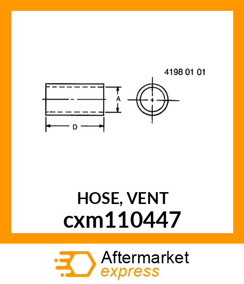 HOSE, VENT cxm110447