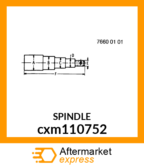 SPINDLE cxm110752