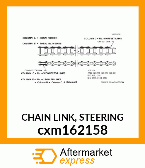 CHAIN LINK, STEERING cxm162158