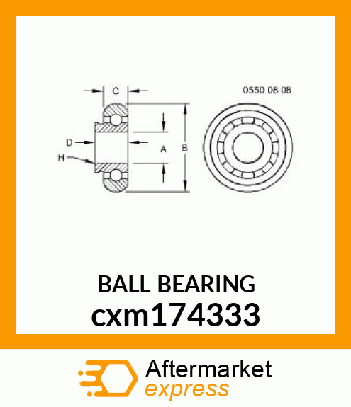 BALL BEARING cxm174333