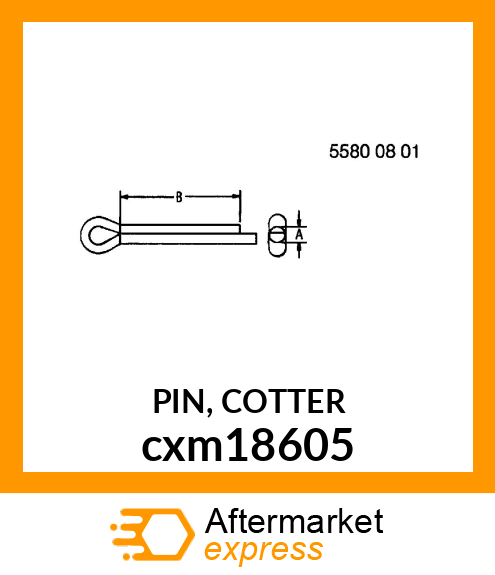 PIN, COTTER cxm18605