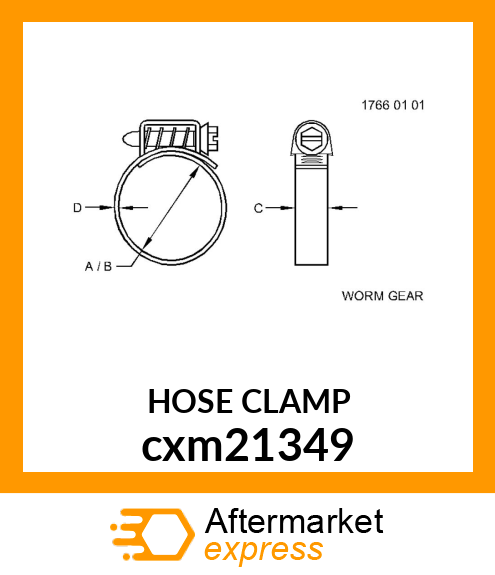 HOSE CLAMP cxm21349