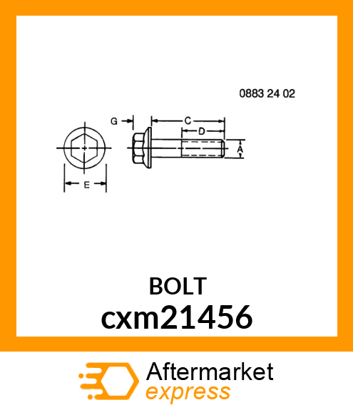 BOLT cxm21456