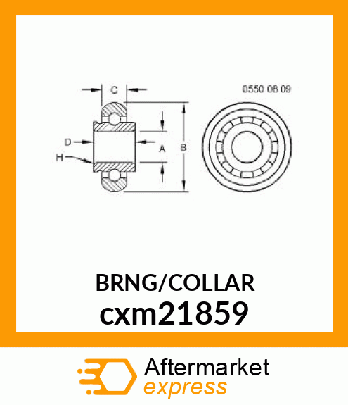 BALL BEARING, BEARING cxm21859