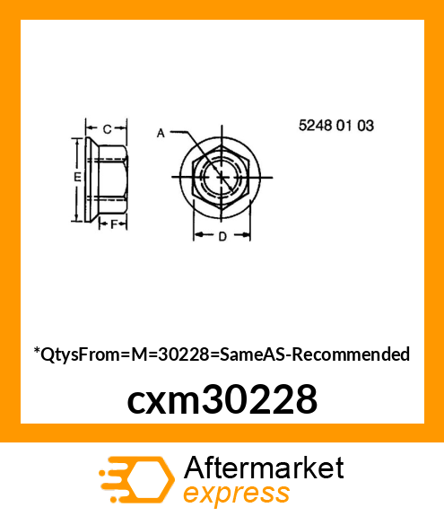 NUT cxm30228