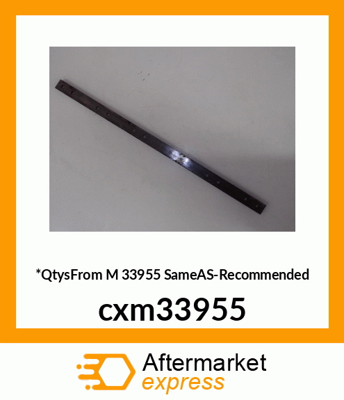 STRAP, CUTTERBAR SPLICE cxm33955