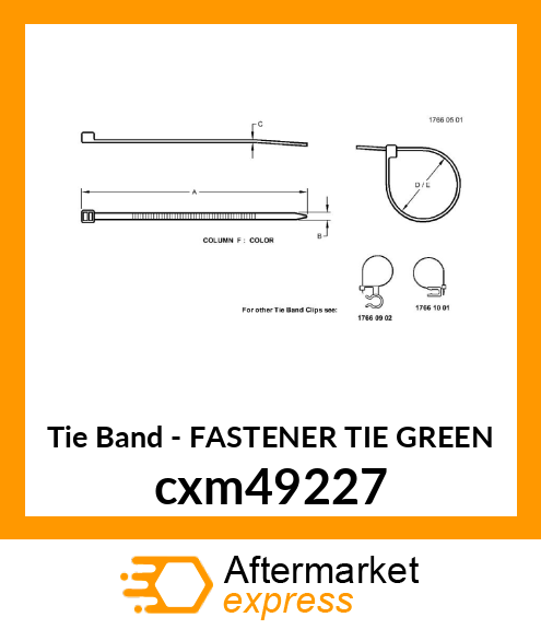 TIE BAND, TIE BAND cxm49227