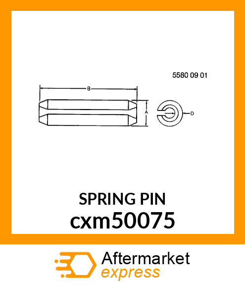 SPRING PIN cxm50075