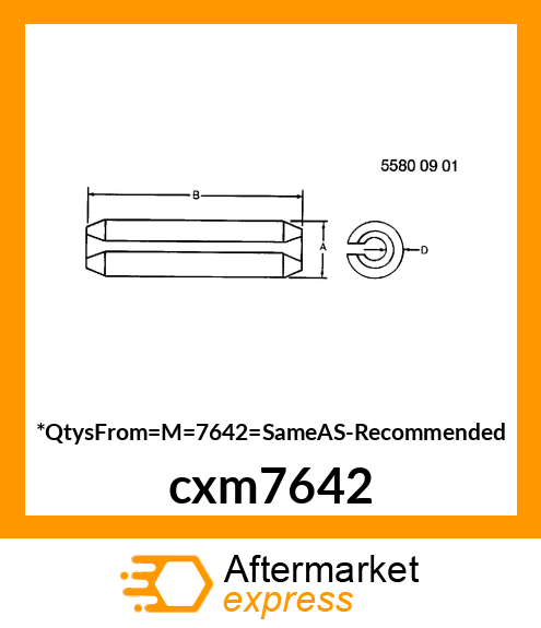 PIN, SPRING cxm7642