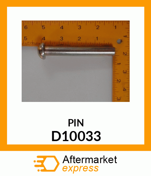 PIN 1/2 X 3 3/4 BUT HD RIVET D10033