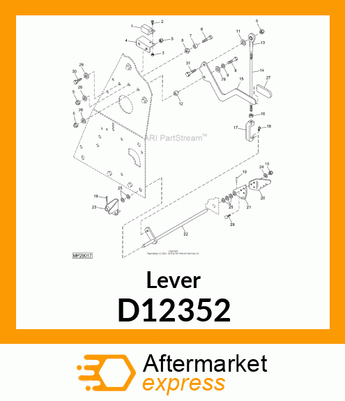 Lever D12352