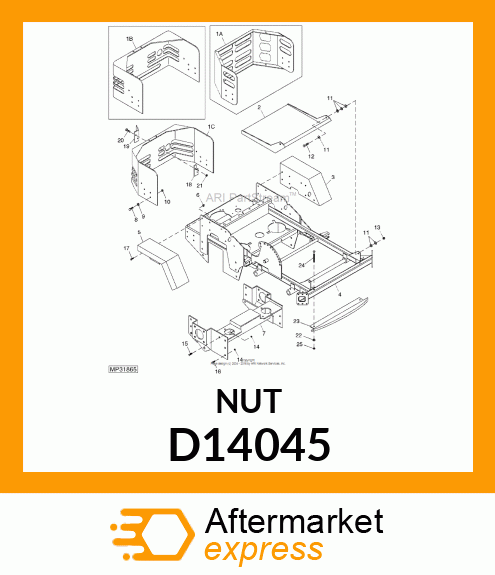 Nut D14045